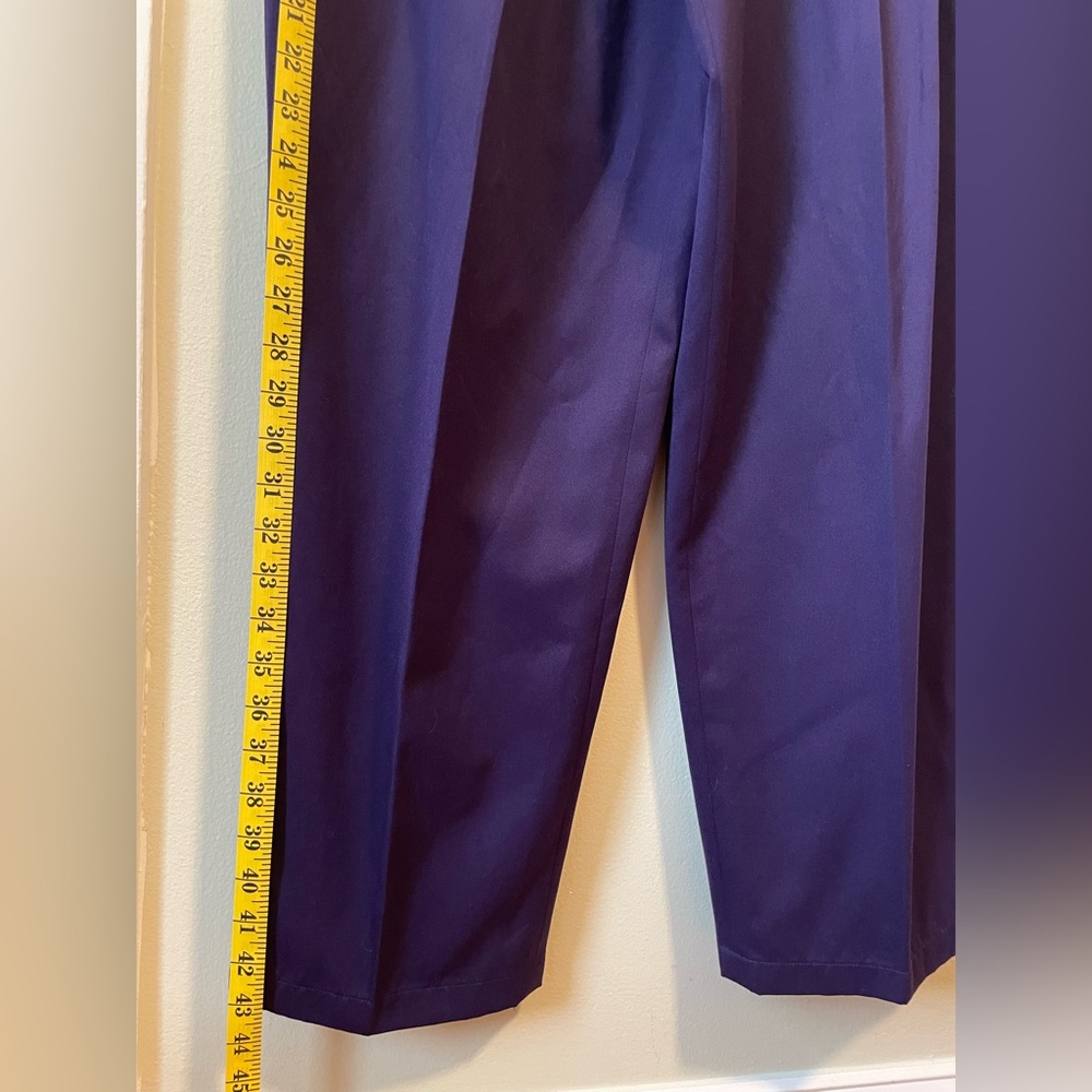 Evan Picone Purple Dress Pants - Picture 2 of 6